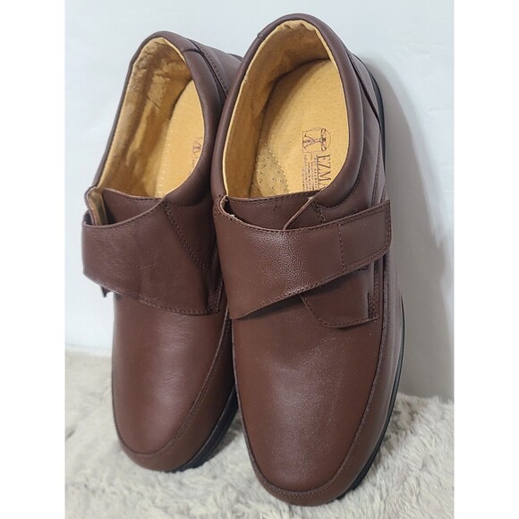 EZMART FIT Brown  Dress Shoes Skid Resistant Adjustable Strap 12.5 Inches main image 7